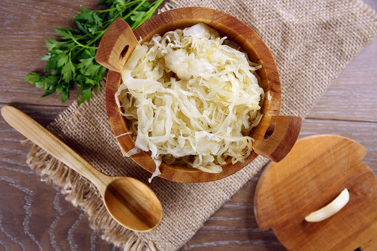 Gesunde Nährstoffe in Sauerkraut