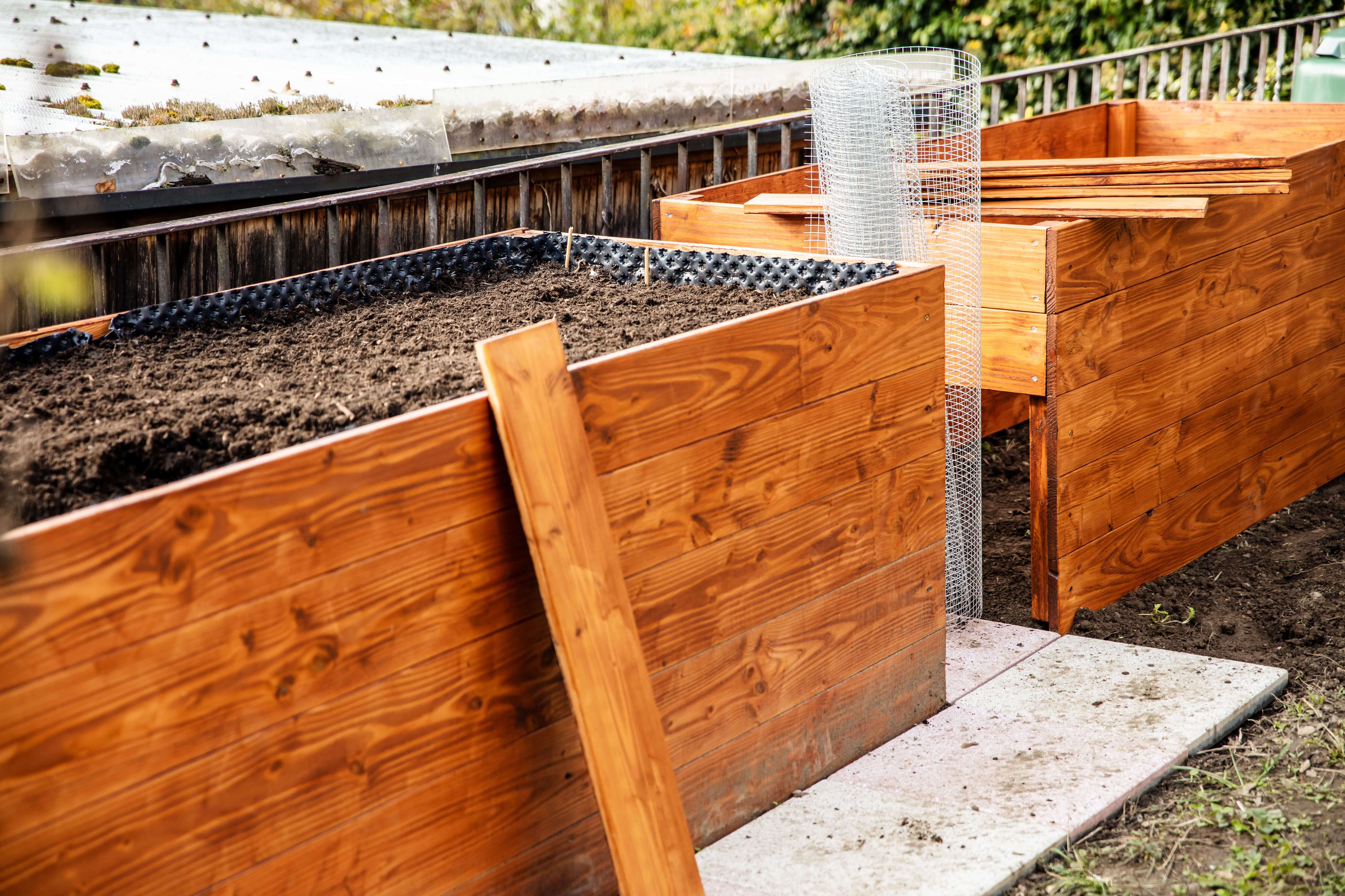 Hochbeet aus Holz