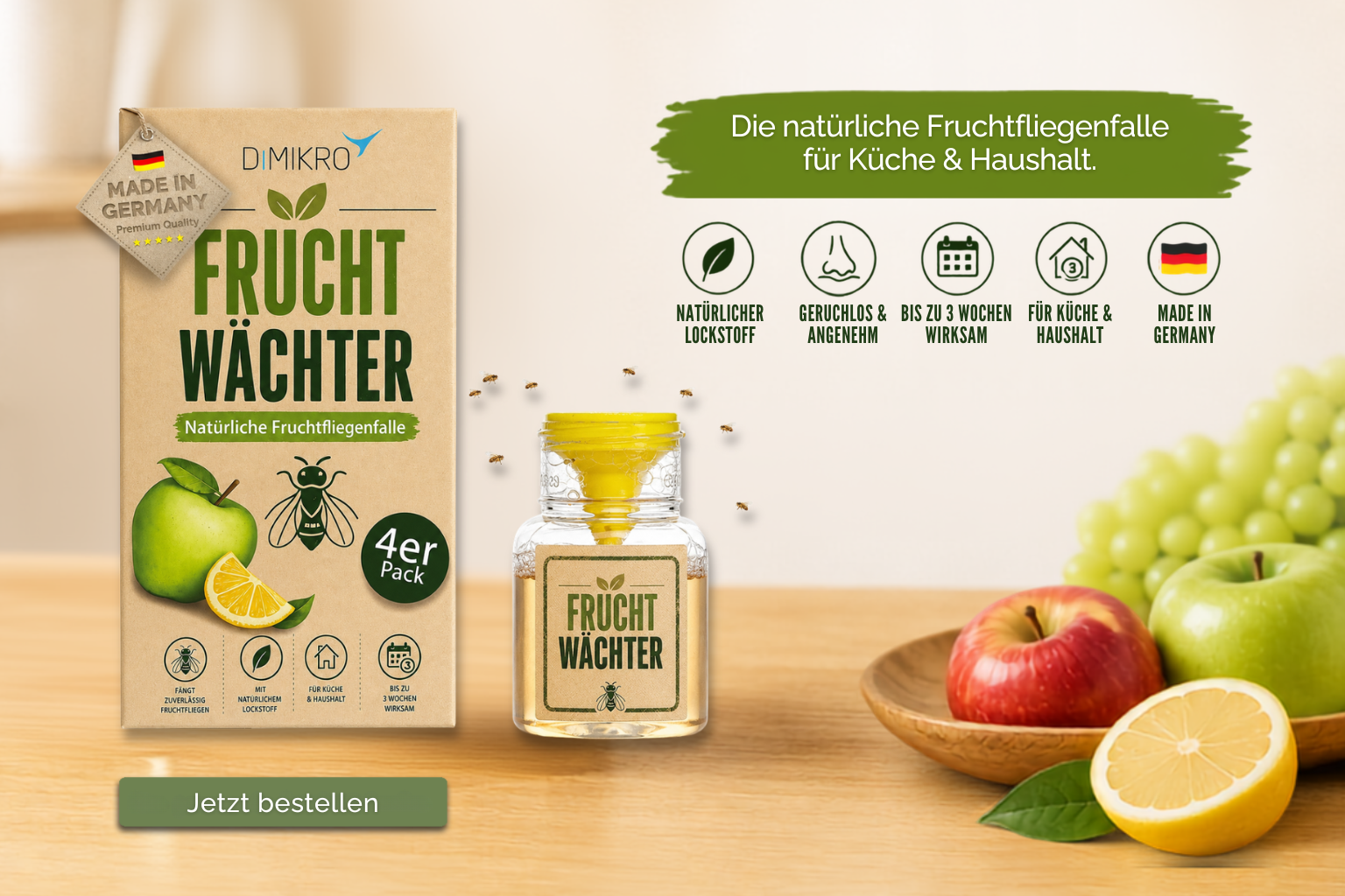 Fruchtwächter Fruchtfliegenfalle