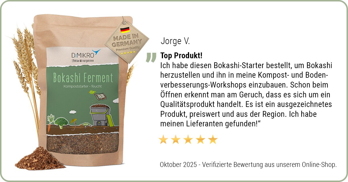 Kundenbewertung Bokashi Ferment