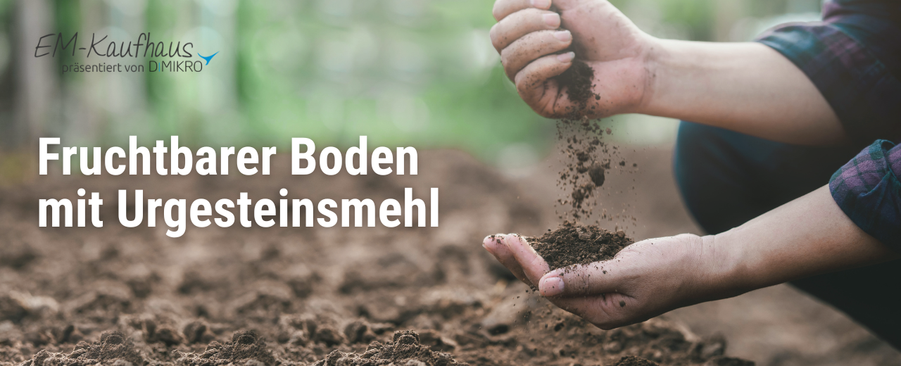 Boden verbessern mit Urgesteinsmehl – natürliche Mineralien für gesunden Gartenboden