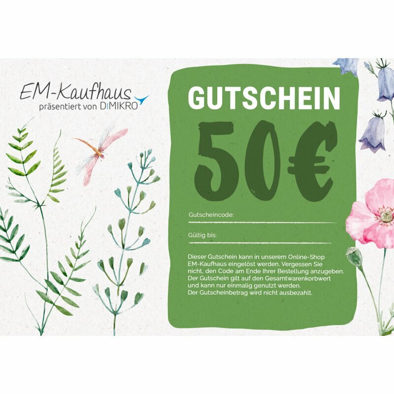 Geschenkgutschein 50 €