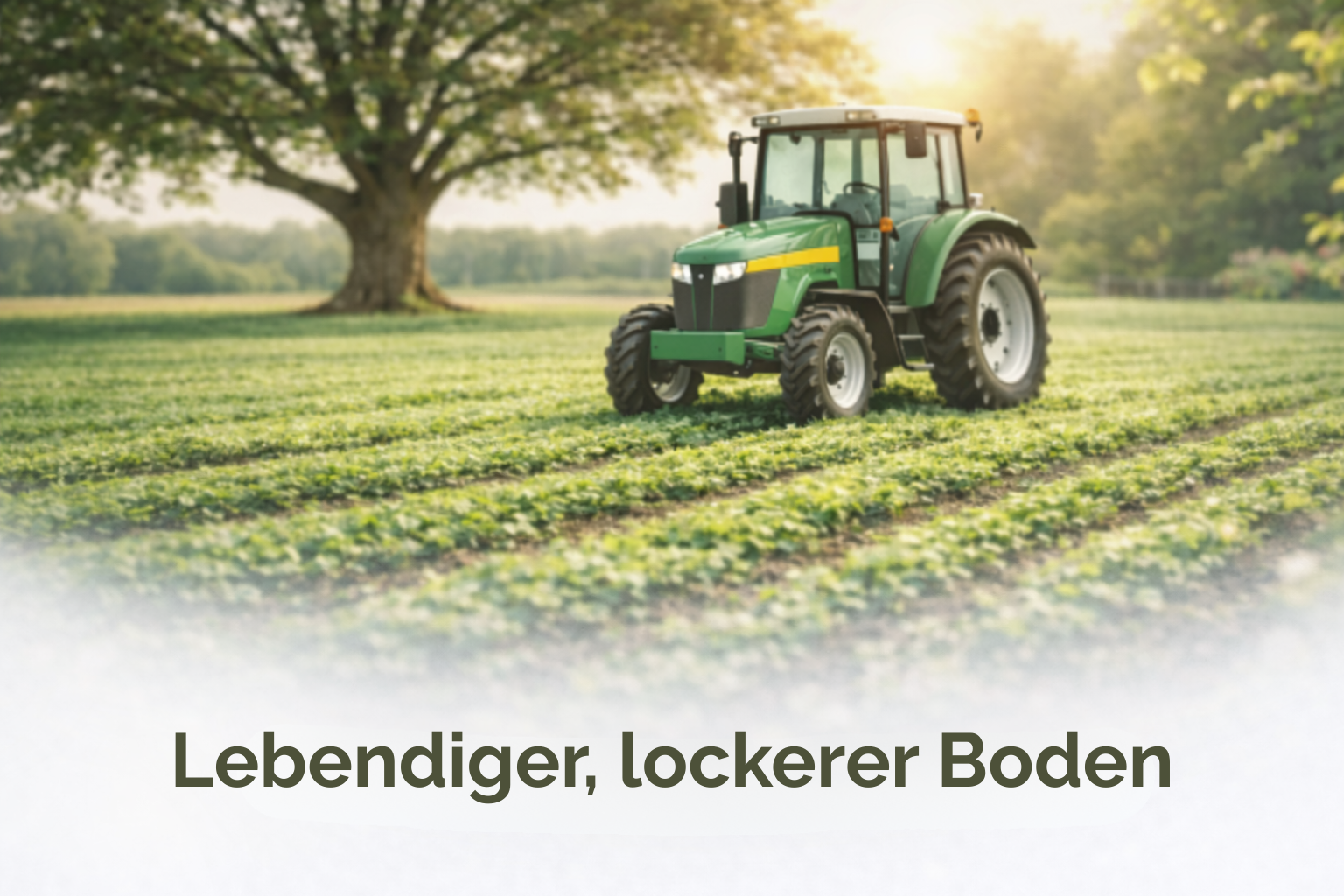 lebendiger lockerer Boden