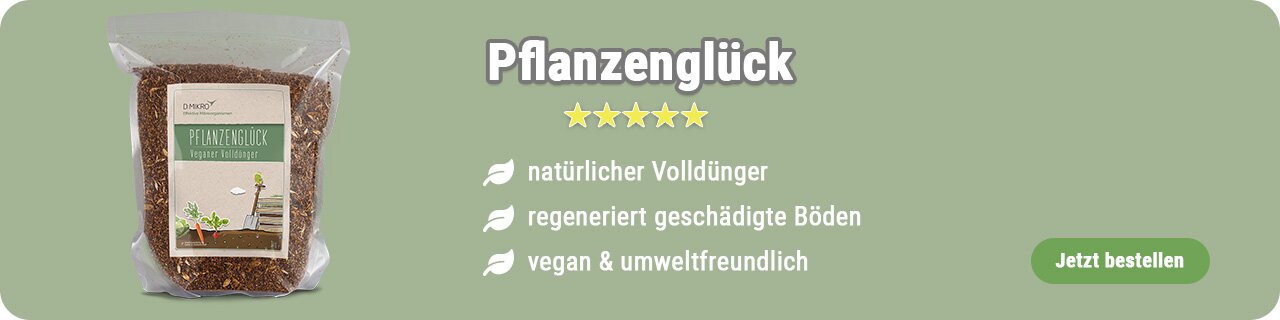 Pflanzenglück - veganer Volldünger 3 kg
