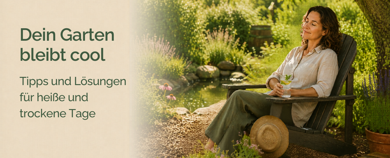 Hitzetipps für den Garten - fit für heiße Sommer