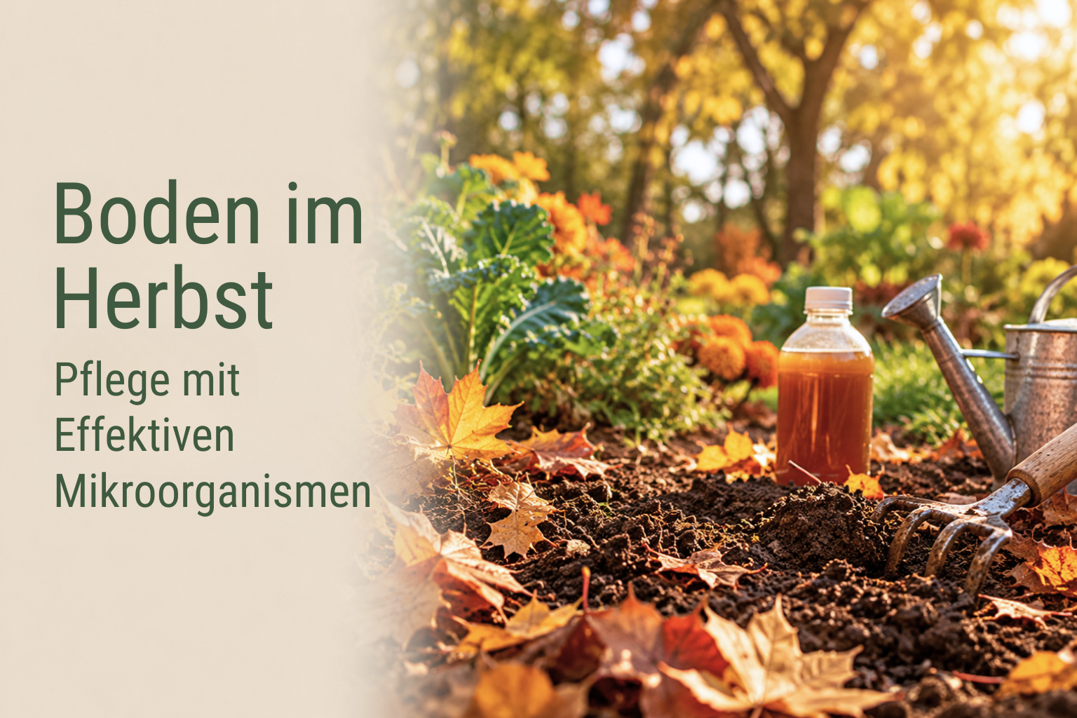 Boden im Herbst