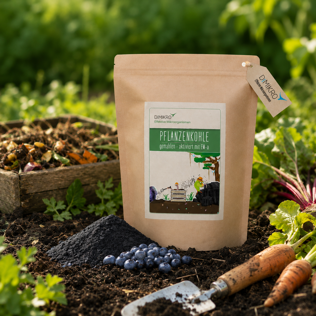 Pflanzenkohle