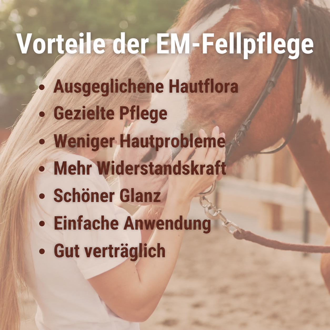 Vorteile der EM-Fellpflege