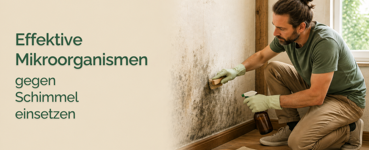 Schimmel entfernen mit Effektiven Mikroorganismen