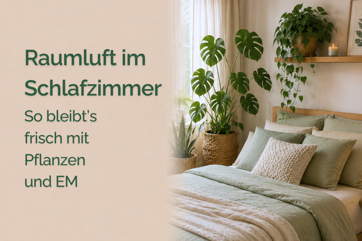 Pflanzen fürs Schlafzimmer
