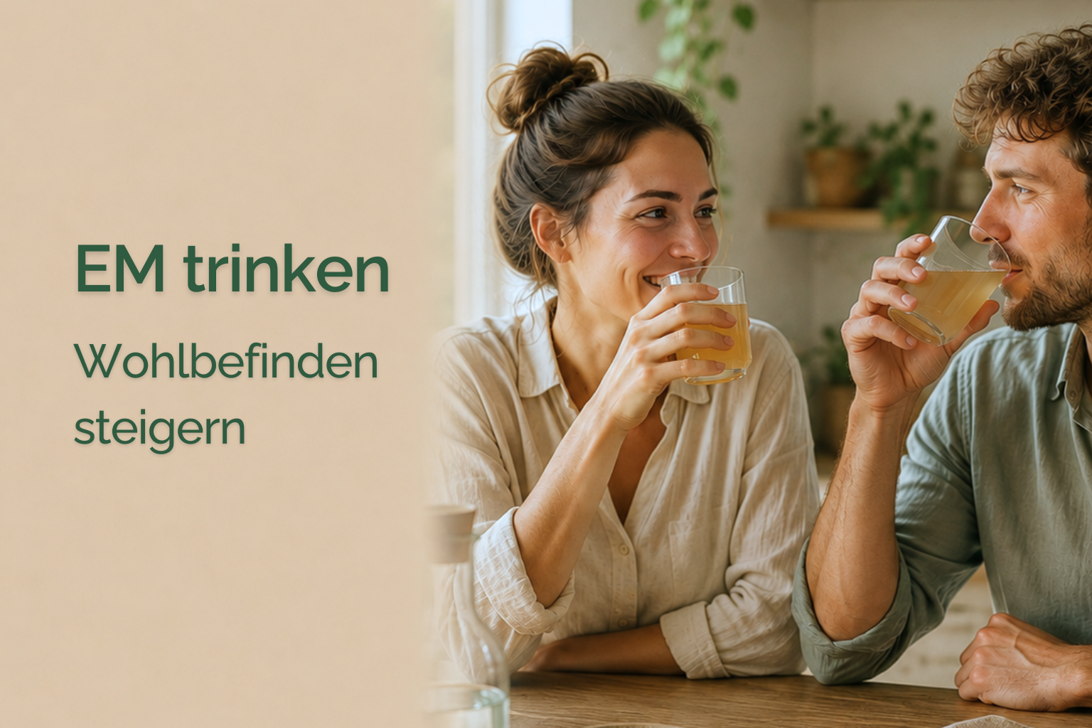 Effektive Mikroorganismen trinken