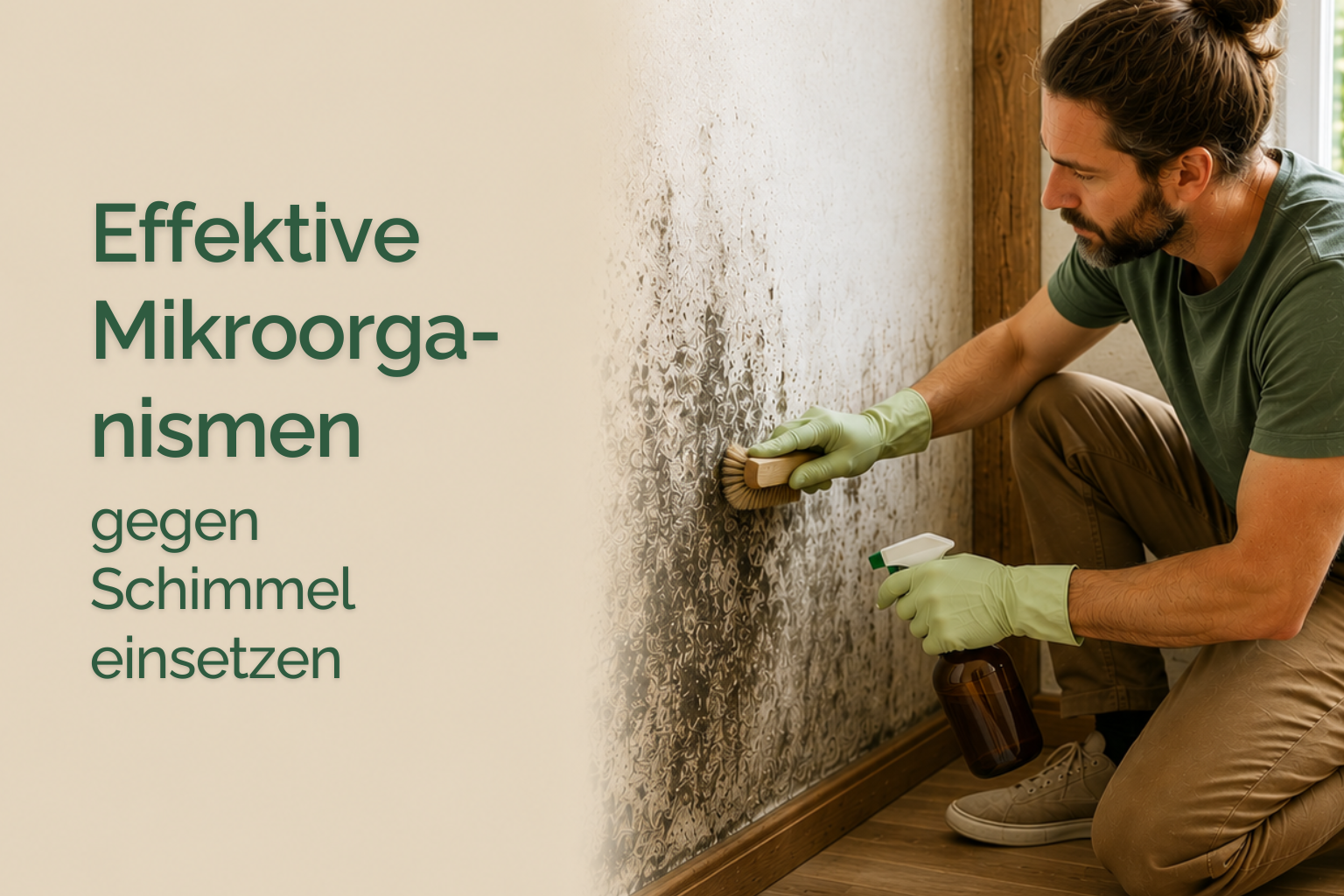 Schimmel entfernen mit Effektiven Mikroorganismen
