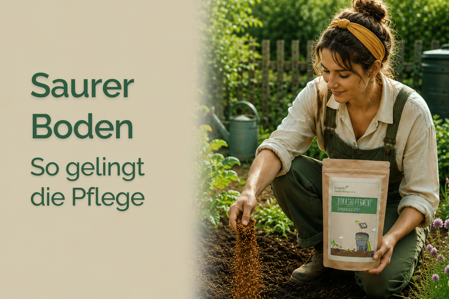 Boden sauer machen