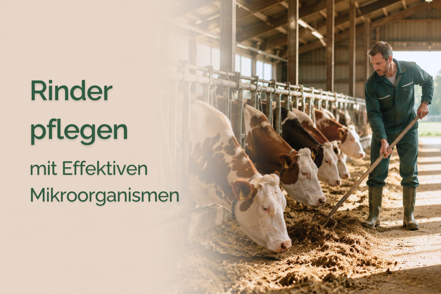 Effektive Mikroorganismen im Kuhstall