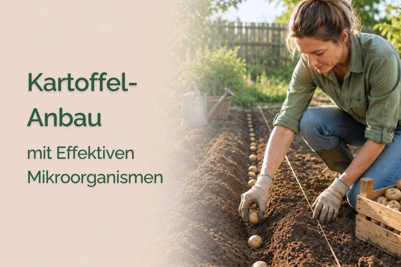 Kartoffeln pflanzen, pflegen und lagern