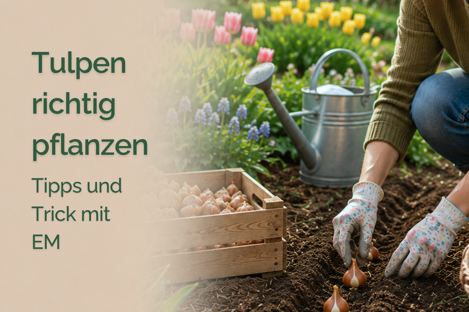 Tulpen pflanzen