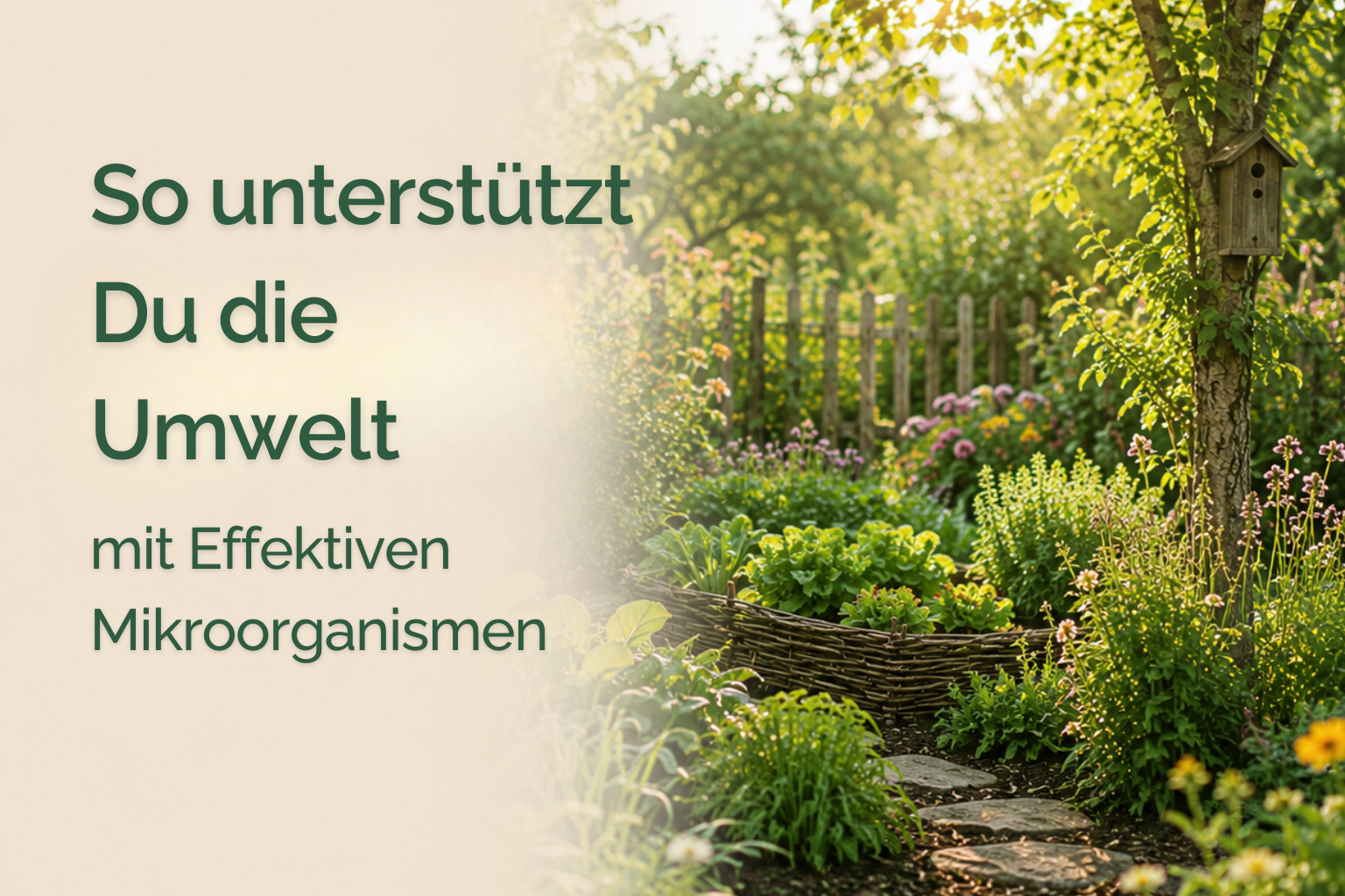 So kannst Du organische Kreisläufe in Garten und Haushalt fördern