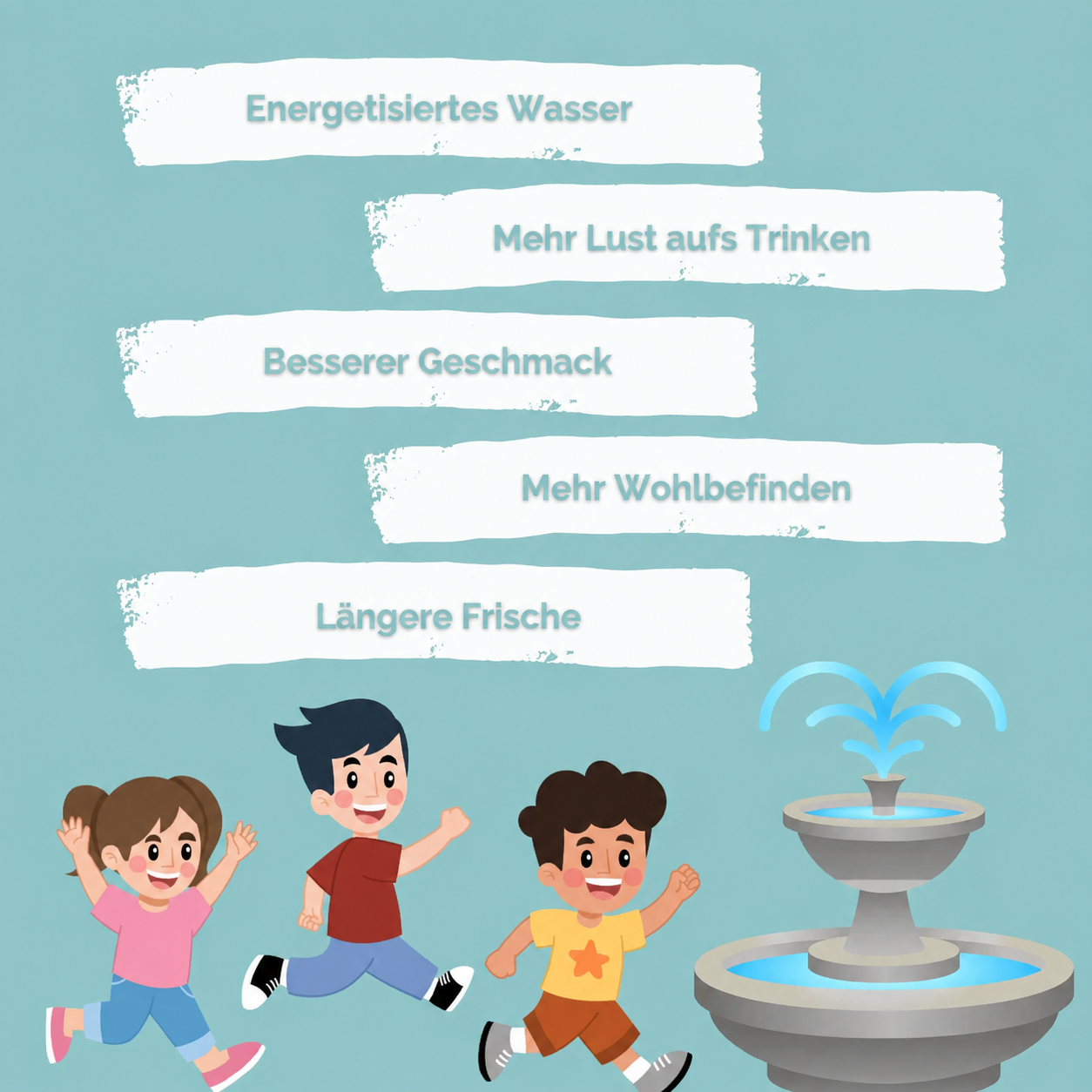 Energetisiertes Wasser für Kinder