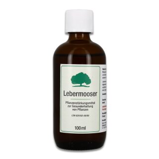 Lebermooser 100ml gegen Pilzkrankheiten und Schnecken - biologisches Abwehrmittel