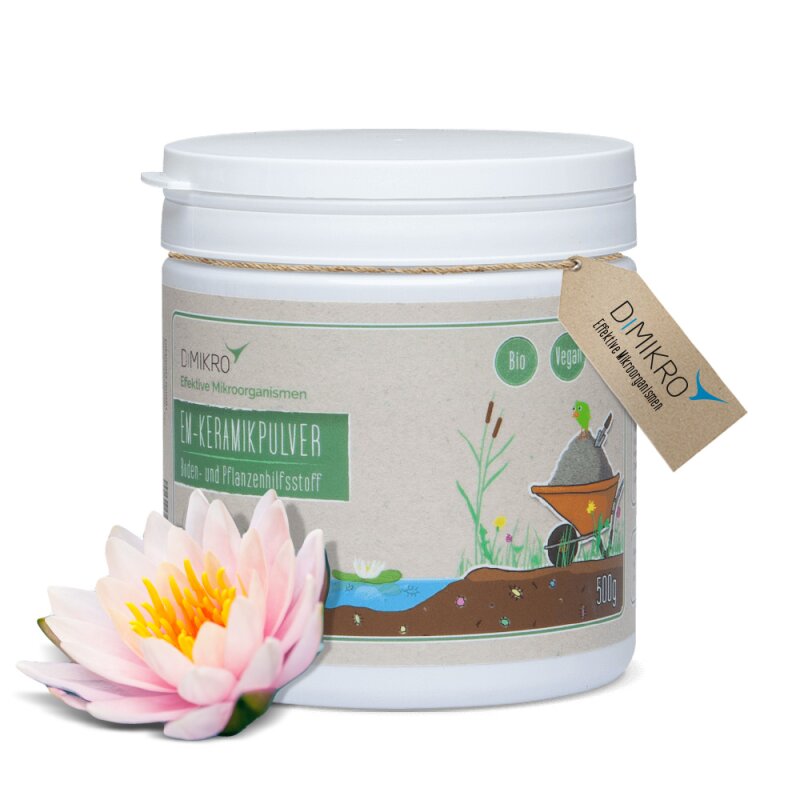 EM Keramikpulver grau von DIMIKRO GmbH für Bodenverbesserung und Umweltschutz