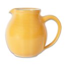 EM Keramik-Krug kuglig gelb ca. 1,0 - 1,2 l