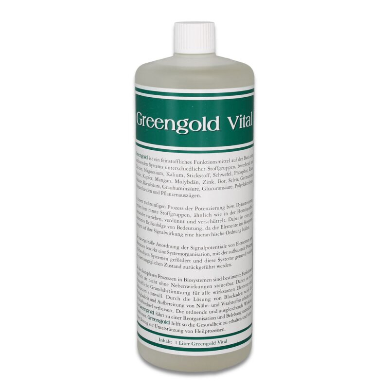 Greengold Vital 1 Liter | EM Kosmetik > Wohlfühlen | Online-Fachhandel für effektive Mikroorganismen | Natürlich & gesund Leben