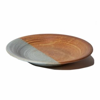 EM Keramik Schale Durchmesser 31 cm Sand/blaugrau