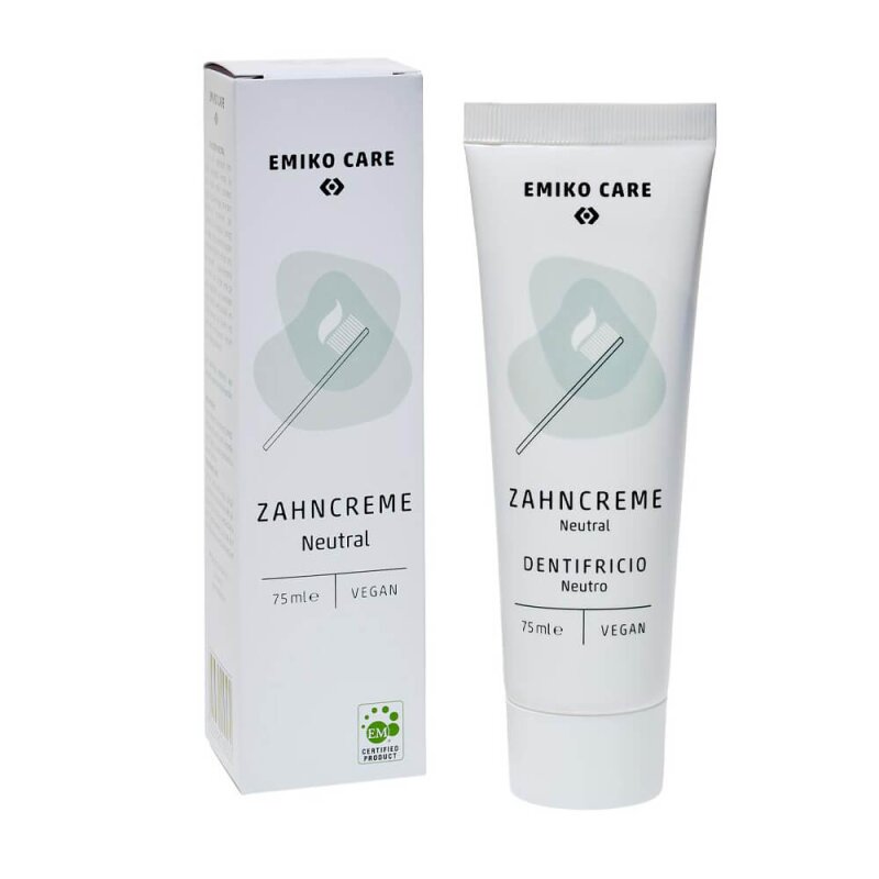 EMIKO Care ZahnCreme neutral 75ml | EM Kosmetik | Online-Fachhandel für effektive Mikroorganismen | Natürlich & gesund Leben