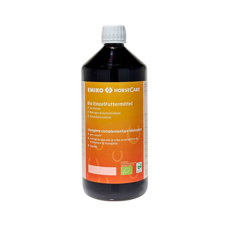 EMIKO HorseCare Bio Ergänzungsfuttermittel - 1 Liter | Tiere | Online-Fachhandel für effektive Mikroorganismen | Natürlich & gesund Leben