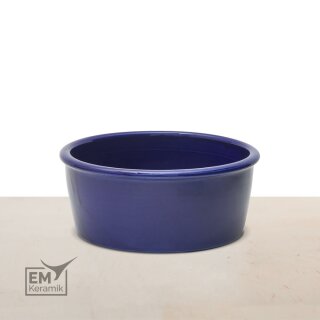 EM Keramik Hundenapf ca. 15 cm Durchmesser blau