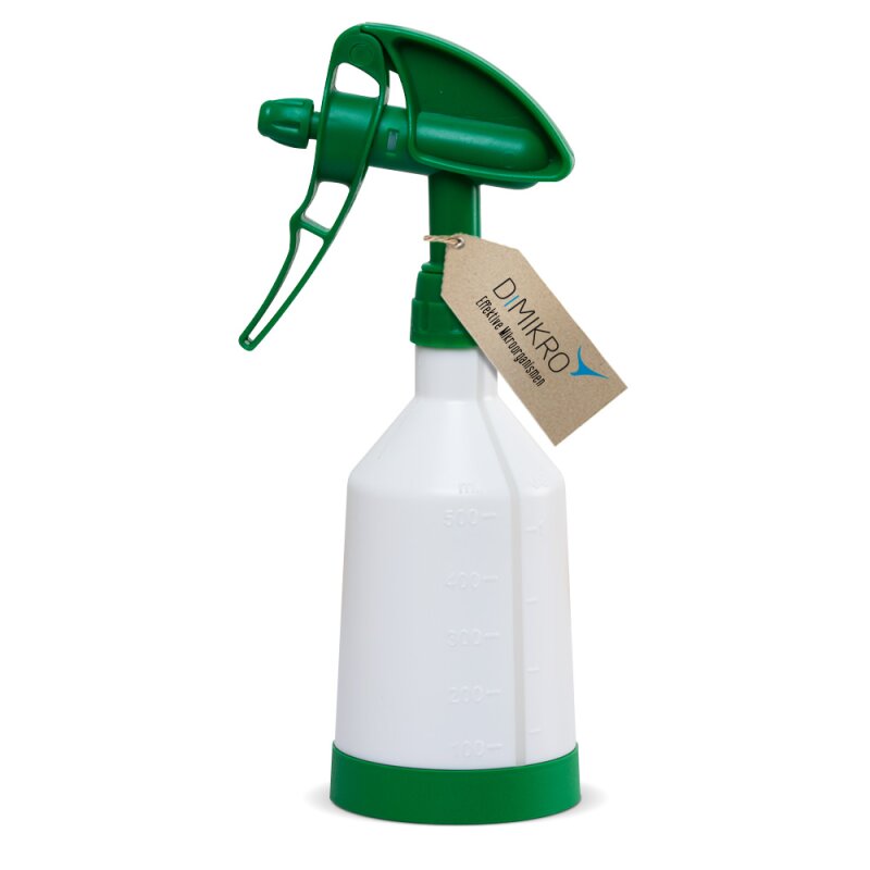 Überkopf-Sprühflasche | 360 Grad Sprühfunktion 0.5 Liter Blau Einfaches Ausbringen von EM auch an Blatfunterspeiten | Online-Fachhandel für effektive