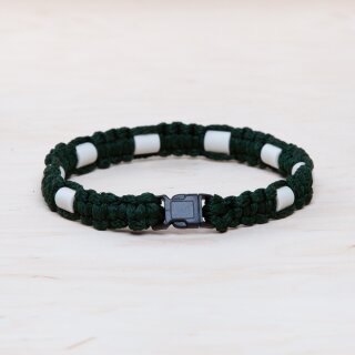 EM Keramik-Halsband - olive hellblau klein bis 35 cm