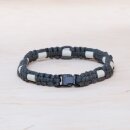 EM Keramik-Halsband - grau blau klein bis 35 cm