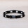 EM Keramik-Halsband - schwarz apfelsine mittel bis 45 cm