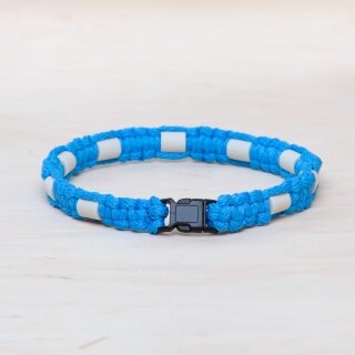 EM Keramik-Halsband - hellblau apfelsine klein bis 35 cm