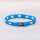 EM Keramik-Halsband - hellblau rot mittel bis 45 cm