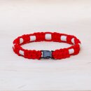 EM Keramik-Halsband - rot oliv klein bis 35 cm