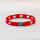 EM Keramik-Halsband - rot schwarz mittel bis 45 cm