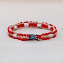 EM Keramik-Halsband - rot braun groß bis 65 cm