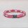 EM Keramik-Halsband - pink braun klein bis 35 cm
