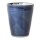 EM Keramik Becher leicht konisch dunkelblau 2*Wahl/B-Ware