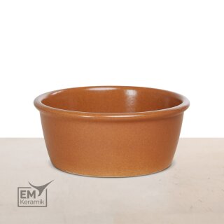 EM Keramik Hundenapf ca. 22 cm Durchmesser hellbraun