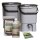 Bokashi Eimer - Japan grau + Bokashi Ferment + EM aktiv - Doppel-Starterset