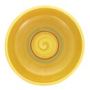 EM Keramik Müsli-Schale gelb mit Energiespiralen*2.Wahl B-Ware