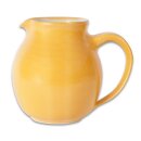 EM Keramik-Krug kuglig gelb ca. 1,0 - 1,2 l *B-Ware