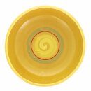 EM Keramik-Müsli-Schale gelb mit Energiespiralen