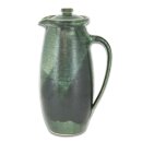 EM Keramik-Krug mit Deckel  olivgrün 1,2 - 1,5 Liter...