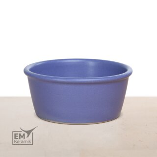 EM Keramik Hundenapf ca. 18 cm Durchmesser  blau lila *B-Ware