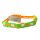 EM Keramik-Halsband Modell "Nelly" - verstellbar - grün-apfelsine 25-35 cm