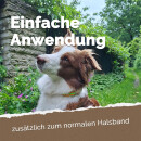 EM Keramik-Halsband Modell "Nelly" - verstellbar - grün-apfelsine 45-55 cm